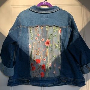 Custom Reworked Jean Jacket by me